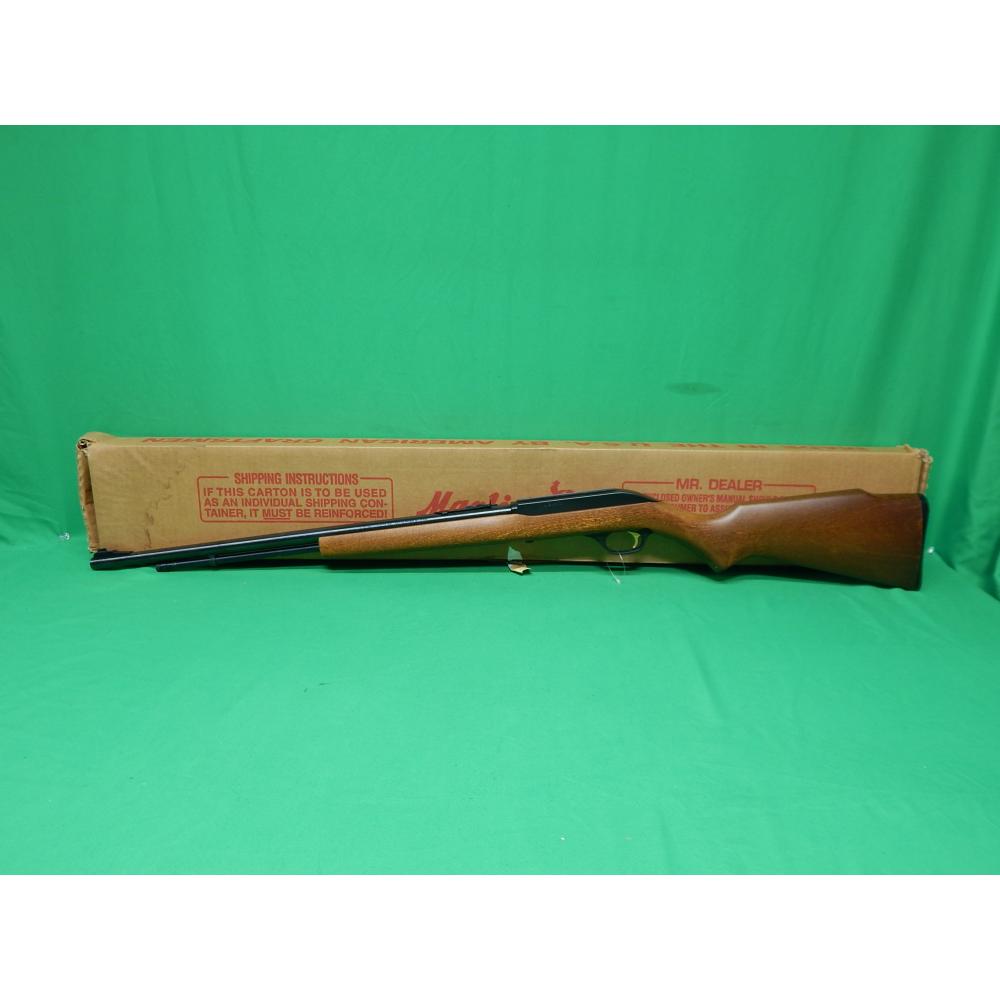 USED MARLIN 60 22LR 22" W/BOX AND TASCO SCOPE LNIB