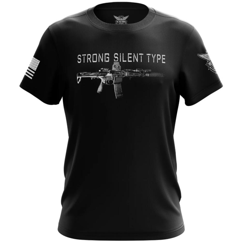 STRONG SILENT TYPE SHORT SLEEVE SHIRT MD