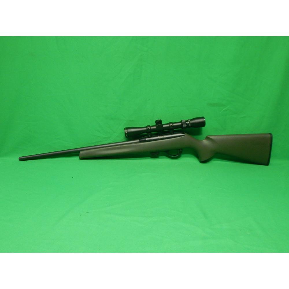 USED REMINGTON 597 22LR 20" W/ (1) 10RD MAG & 3-9X32 OPTIC