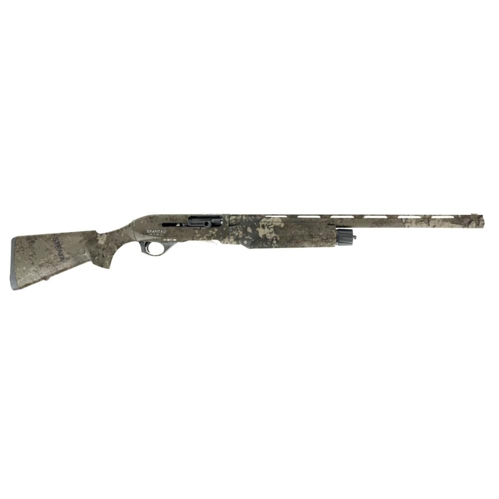 Spandau Arms 21000200 S2 12 Gauge 3" 3+1 21" Overall True Timber Strata Vent Rib Barrel, Drilled & Tapped Receiver, Fixed True Timber Strata Synthetic