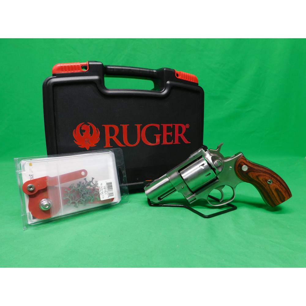 USED RUGER REDHAWK 357 MAG W/CASE SPEED LOADER AND MOON CLIPS 3" (Consignment)