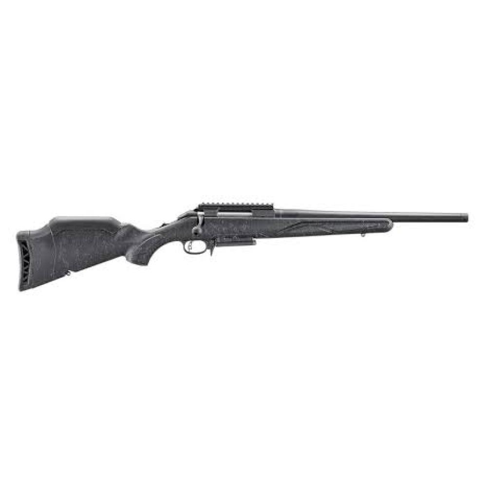 Ruger 46995 American II Patrol 308 Win 3+1 16.10" Graphite Black Cerakote Threaded Bull Barrel & Alloy Steel Receiver w/Picatinny Rail, Black Splatter