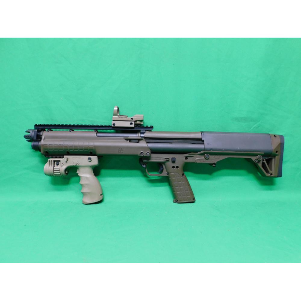 USED KEL-TEC KSG 12GA 18.5" FDE PUMP SHOTGUN. 14+1RD 2.75". WFAB FOREGRIP. GOOD USED CONDITION (Consignment)