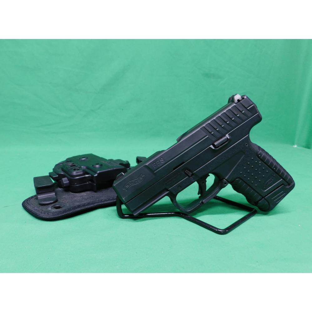 USED WALTHER  PPS 9MM 3"W/ HOLSTER & 1 MAG