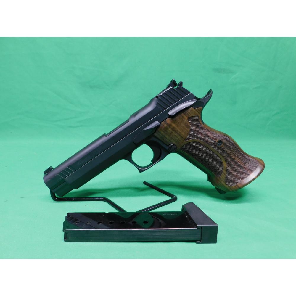 USED SIG SAUER P210 TARGET 9MM 5" W/ (2) 8RD MAGS  (Consignment)