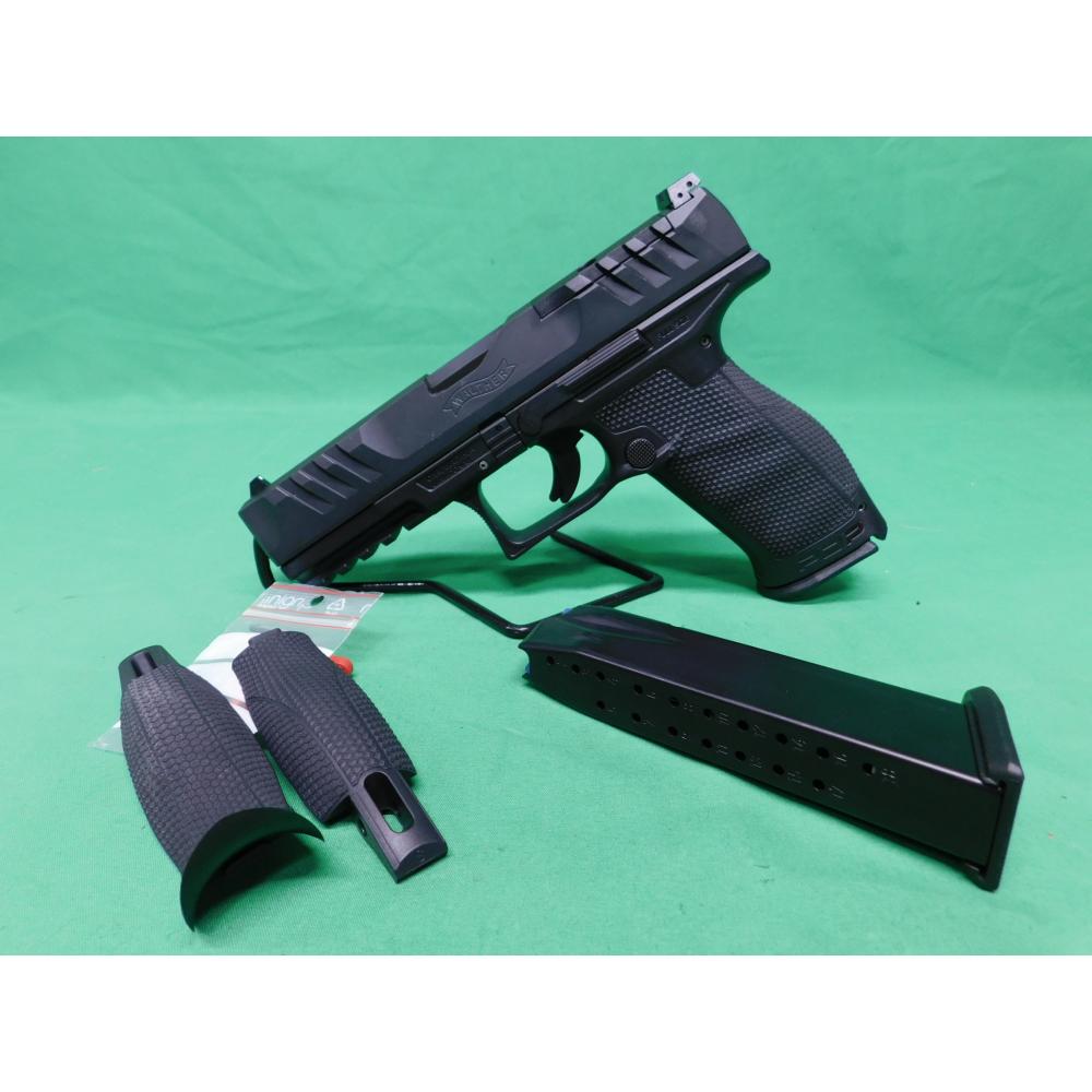 USED WALTHER PDP 4.5" BARREL  (2) 18RD MAGS AND BACKSTRAPS  (Consignment)