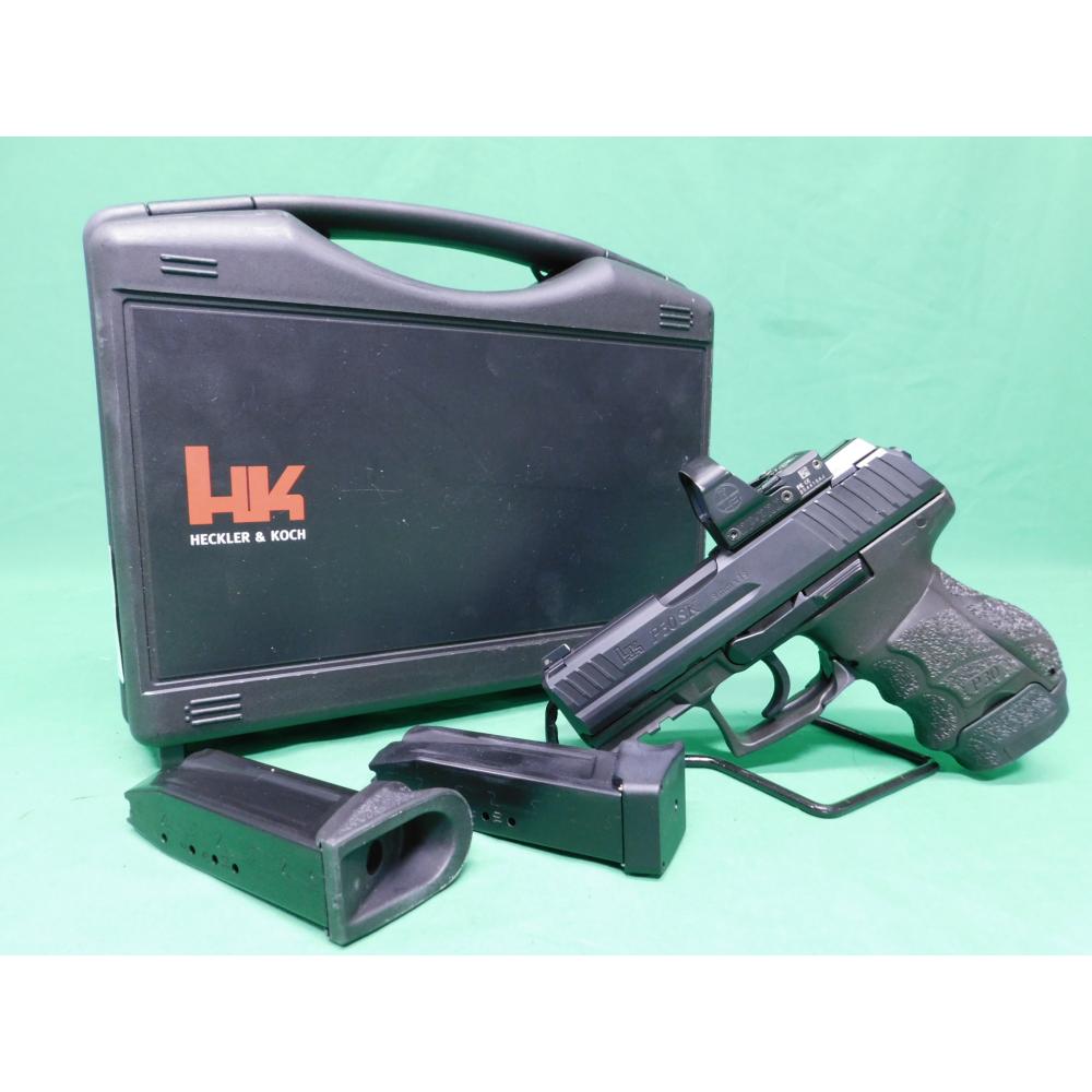 USED H&K P30 SK 9MM 3.27" W/ CASE AND 3 MAGS AND LEUPOLD DP PRO