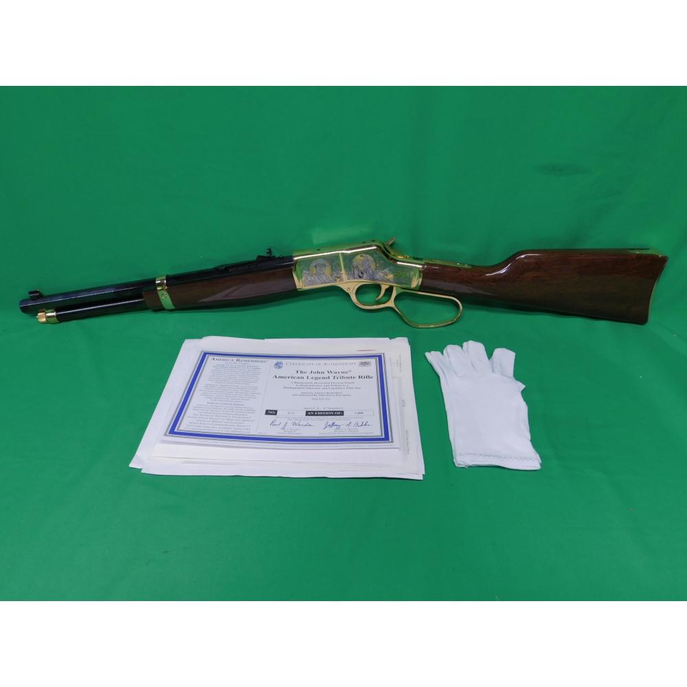 NOS 2001 HENRY H006CR AMERICA REMEMBERS JOHN WAYNE TRIBUTE NUMBER 919/1000 45 COLT 16.5" BARREL W/ ORIGINAL PAPERWORK (Consignment)