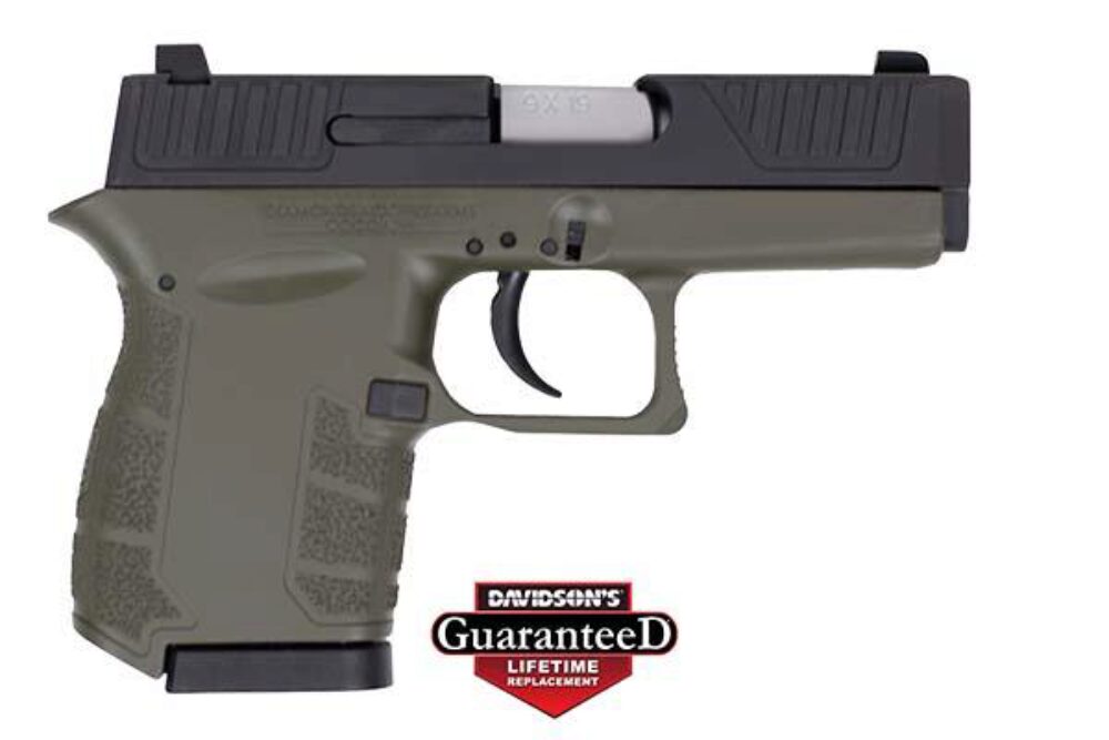 DBF DB9 9MM 6RD FS POLY ODG