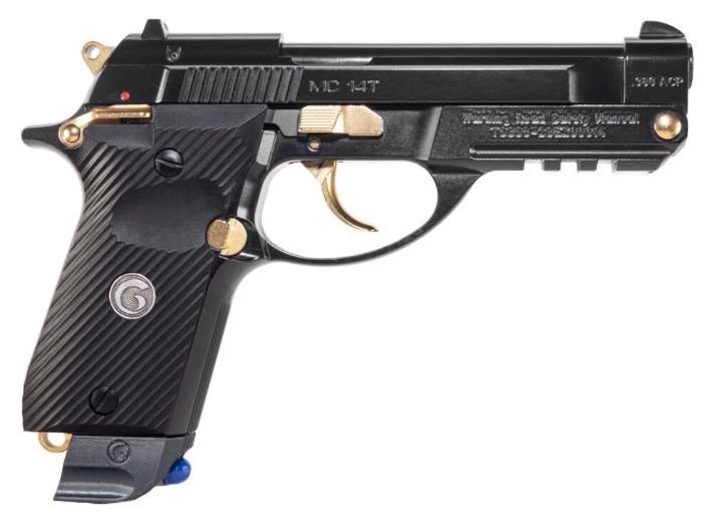 GIRSAN MC14T 380ACP 4.5 13R BLK/GLD