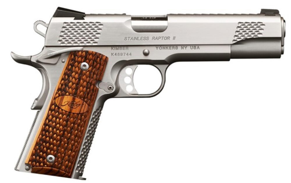 KIMBER STAINLESS RAPTOR II 45 5 NS