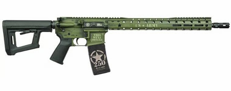 BLACK RAIN SPEC15 ARMY 250TH CUSTOM 5.56 BAZOOKA GREEN 30RD-img-0