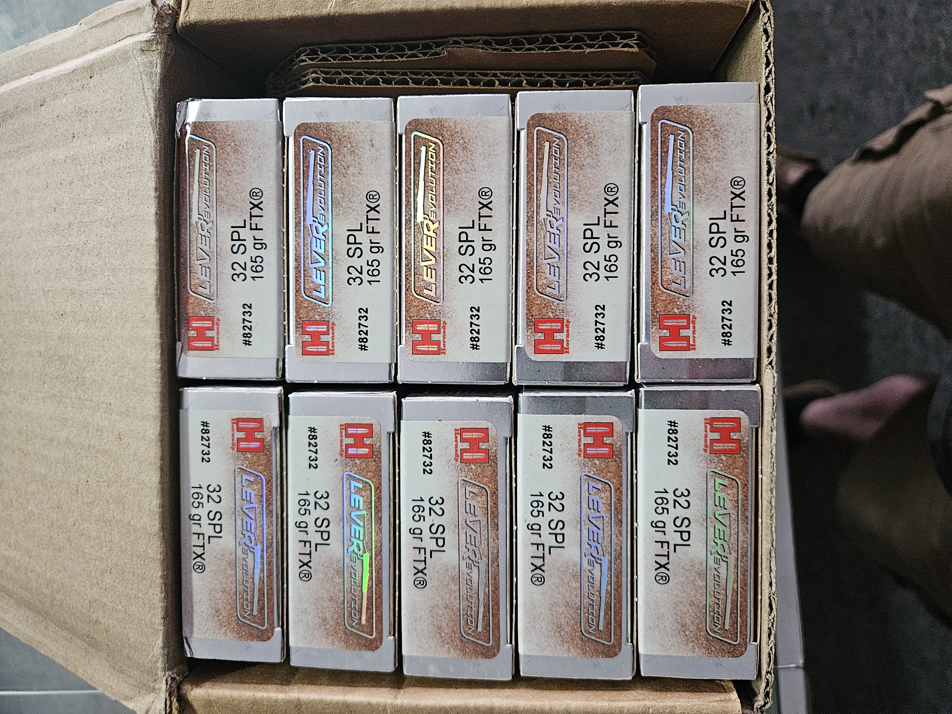(10) 20 round boxes Hornady Leverevolution 32 Special 165 gr FTX-img-0