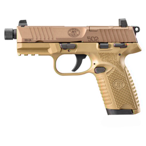 FN 66101009    502 TACTICAL 22LR  4.6   2X10   FDE