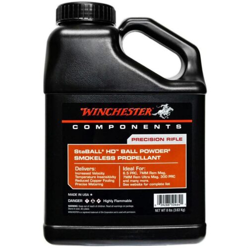 Winchester Powder STABALLHD8 Staball HD Rifle Powder 8LB