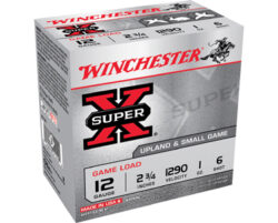 Winchester Ammo XU126 Super X Game Load 12Gauge 2.75 1oz 6Shot 25 Per Box/10 Case