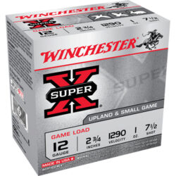 Winchester Ammo XU127 Super X Game Load 12Gauge 2.75 1oz 7.5Shot 25 Per Box/10 Case