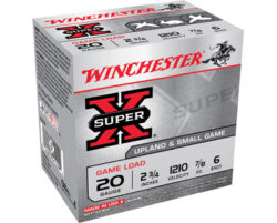 Winchester Ammo XU206 Super X Game Load 20Gauge 2.75 7/8oz 6Shot 25 Per Box/10 Case