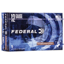 Federal F127SS2 Power-Shok Shotshell 12Gauge 2.75 1oz SabotSlug Shot 5 Per Box/50 Case
