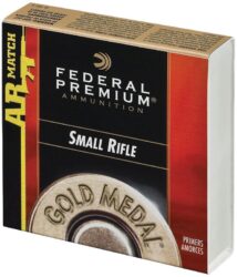 Federal GM205MAR Gold Medal Premium Small AR Rifle Multi Caliber 1000 Per Box/5 Case