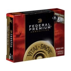 Federal PB209RS Premium Vital-Shok TruBall 20Gauge 3 3/4oz RifledSlug Shot 5 Per Box/50 Case