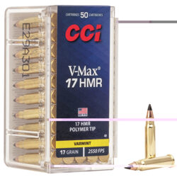 CCI 0049 VMAX  17HMR 17 gr Hornady V-Max 50 Per Box/40 Case