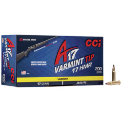 CCI 949CC A17 Varmint Tip 17HMR 17gr Varmint Tipped 200 Per Box/10 Case