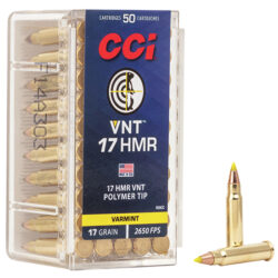 CCI 959CC VNT Rimfire 17HMR 17gr Varmint Tipped 50 Per Box/40 Case