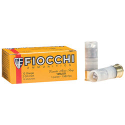 Fiocchi 12SLUG Defense Dynamics Aero 12Gauge 2.75 1oz RifledSlug Shot 10 Per Box/25 Case
