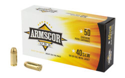 Armscor FAC402N USA  40S&W 180gr Full Metal Jacket 50 Per Box/20 Case