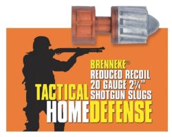 Brenneke SL202THD THD Home Defense 20Gauge 2.75 3/4oz Slug Shot 5 Per Box/50 Case