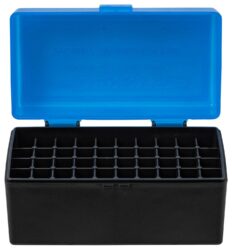 Berry's 82467 Ammo Box  243/308Win Blue/Black Polypropylene 50rd