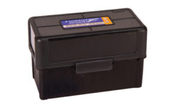 Frankford Arsenal 1083790 Hinge-Top Ammo Box 270Win/280Cal/25-06Rem Black Polymer 50rd