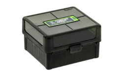 Frankford Arsenal 1083799 Hinge-Top Ammo Box 204/223Cal/300WinMag Black Polymer 100rd
