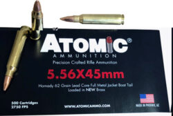 ATOMIC 5.56X45 62GR FMJ