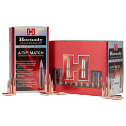 Hornady 41697 A-Tip Match 416 Cal .416 500 gr A Tip Match 25 Per Box/ 10 Case