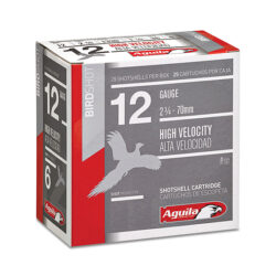 Aguila 1CHB1207 Birdshot High Velocity 12Gauge 2.75 1 1/4oz 7.5Shot 25 Per Box/10 Case