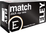 ELEY MATCH 22LR 40GR EPS