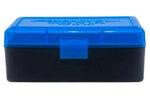 Berry's 36713 Ammo Box  38Special/357Mag Blue/Black Polypropylene 50rd