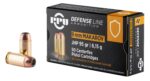 PPU PPD9M Defense  9x18Makarov 95gr Jacketed Hollow Point 50 Per Box/20 Case