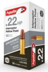 Aguila 1B220321 Interceptor Rimfire 22LR 40gr Copper Plated Hollow Point 50 Per Box/20 Case