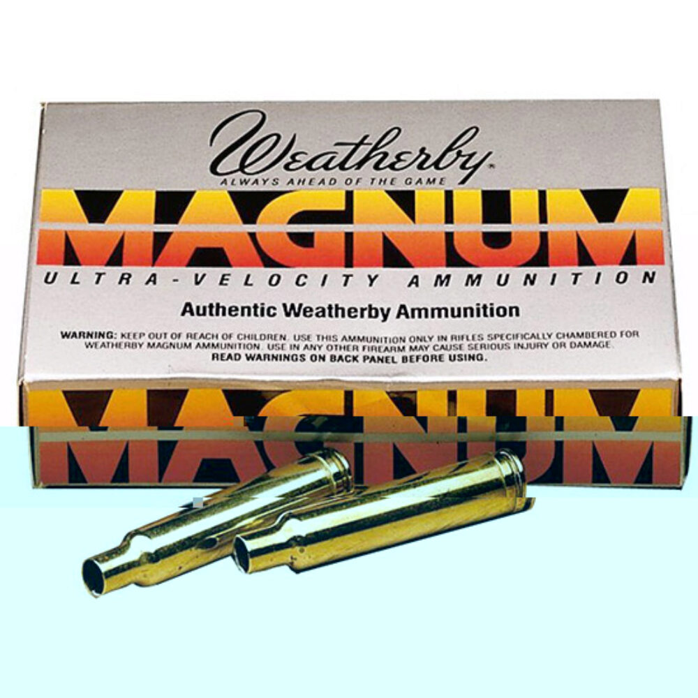 Weatherby BRASS257 Unprimed Cases  257WthbyMag Rifle Brass 20/Box