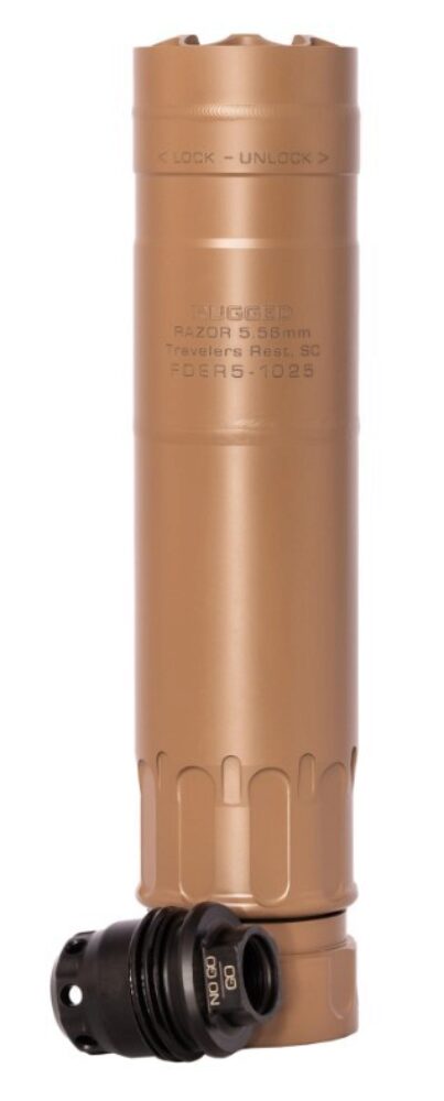 RUGGED RAZOR 556 SUPPRESSOR FDE