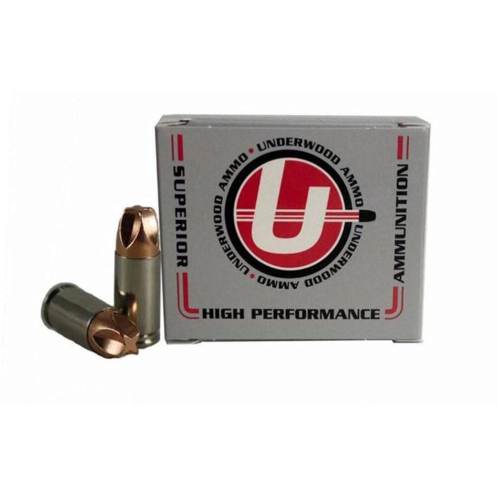 UNDERWOOD 9MM LUGER +P+ 90GR