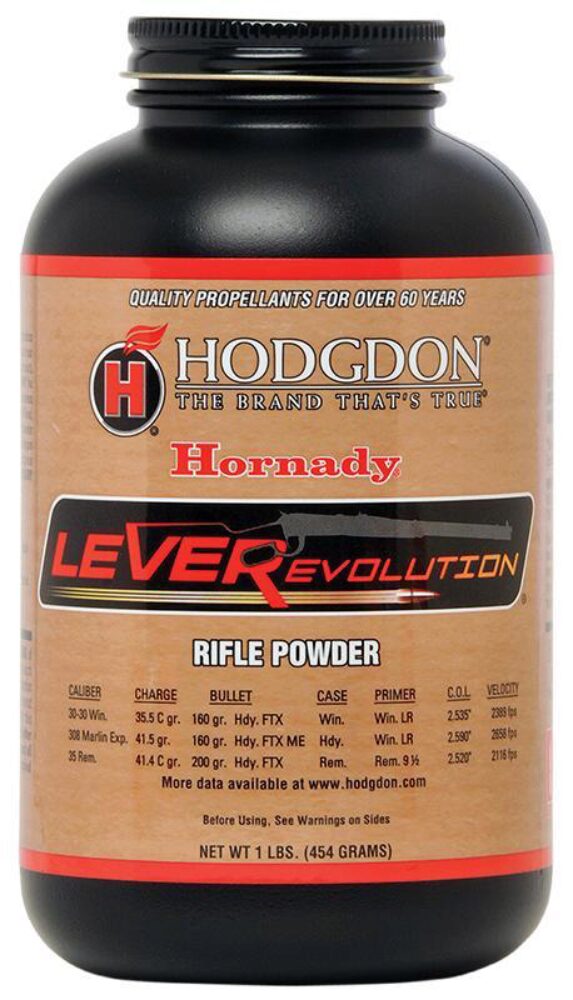 Hodgdon HLR1 LEVERevolution Rifle Powder 1LB