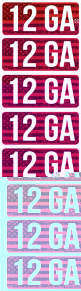 MTM AMMO CALIBER LABELS 12GA