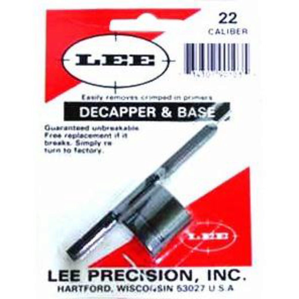 Lee Precision 90103 Decapper & Base  22 Caliber