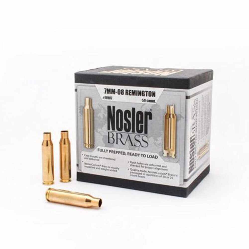 NOS BRASS 7MM-08 50/2