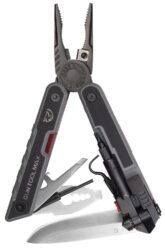 Real Avid AVGTMAX Gun Tool Max Black 3.25 440 Stainless Steel Plain G10 Black Handle