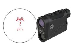 Sig Sauer Electro-Optics SOK15601 Buckmasters 1500 Rangefinder 6x 22mm 1500 yds Max Distance Black
